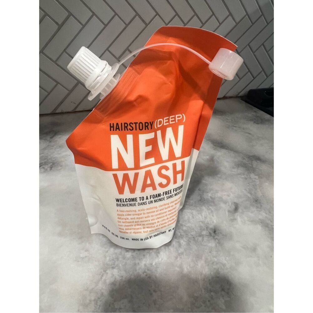 Hairstory New Wash (DEEP) Cleansing Scalp Clarifying 8oz – New & Sealed